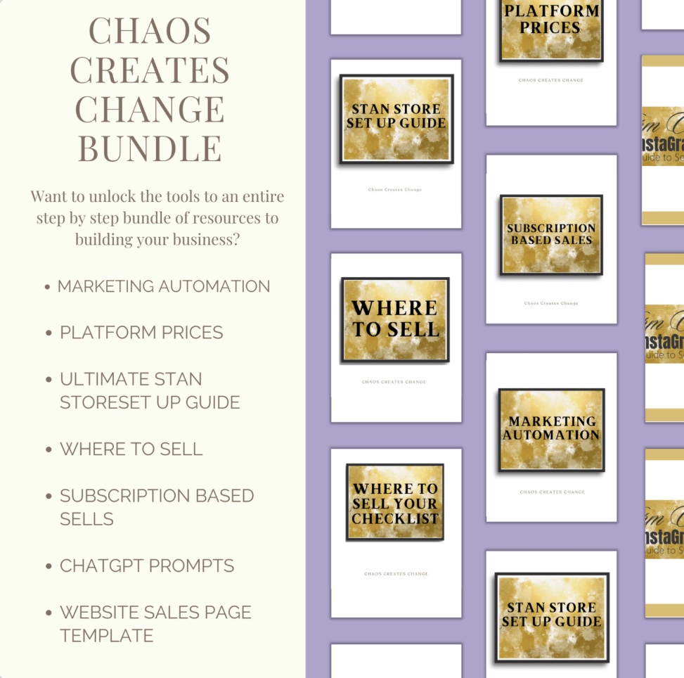 Chaos Creates Change Bundle 